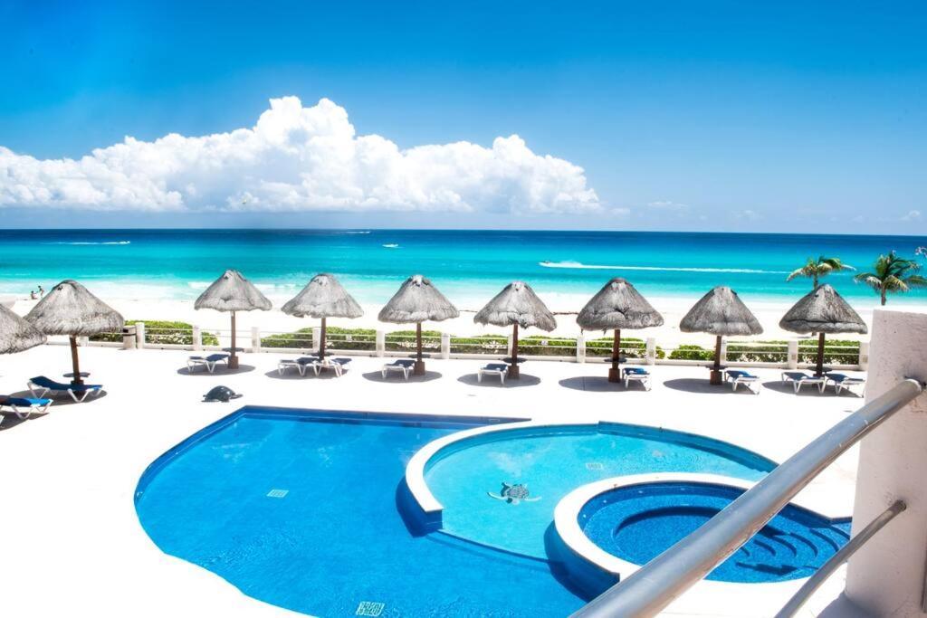 Ocean View Apartment, Best Beach Area, 3 Bedrooms Cancún Exterior foto