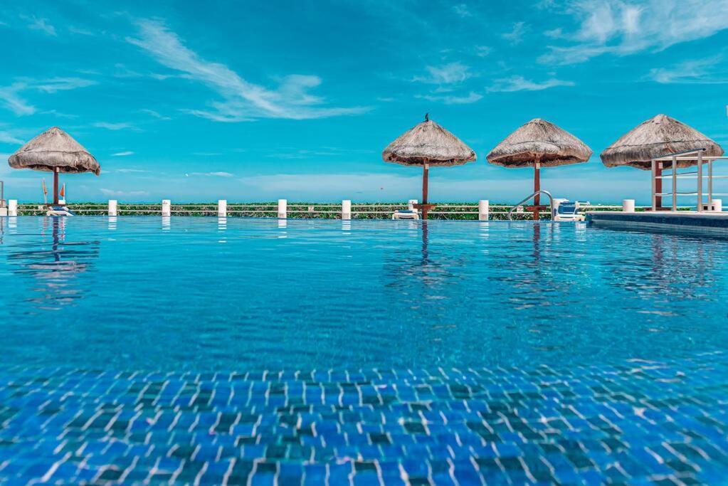 Ocean View Apartment, Best Beach Area, 3 Bedrooms Cancún Exterior foto
