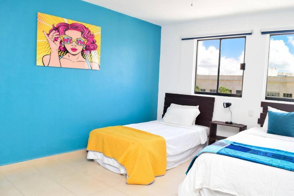 Ocean View Apartment, Best Beach Area, 3 Bedrooms Cancún Exterior foto